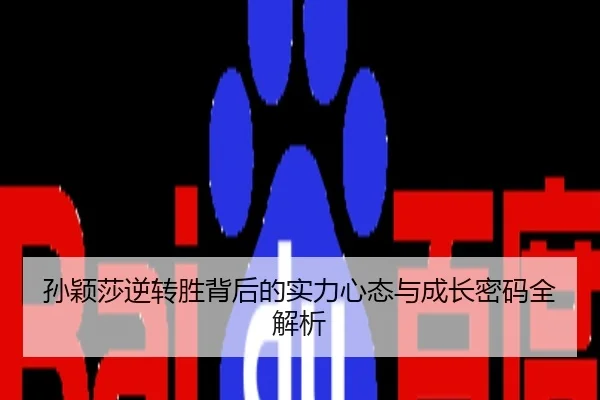 孙颖莎逆转胜背后的实力心态与成长密码全解析